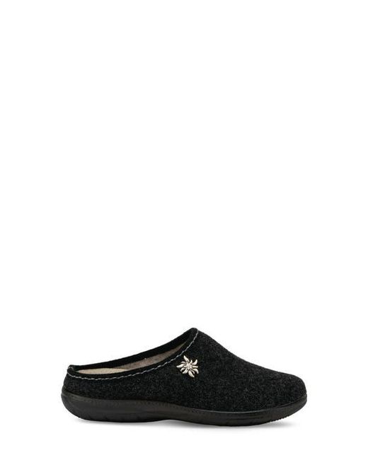 Flexus by Spring Step Black Loralee Scuff Slipper