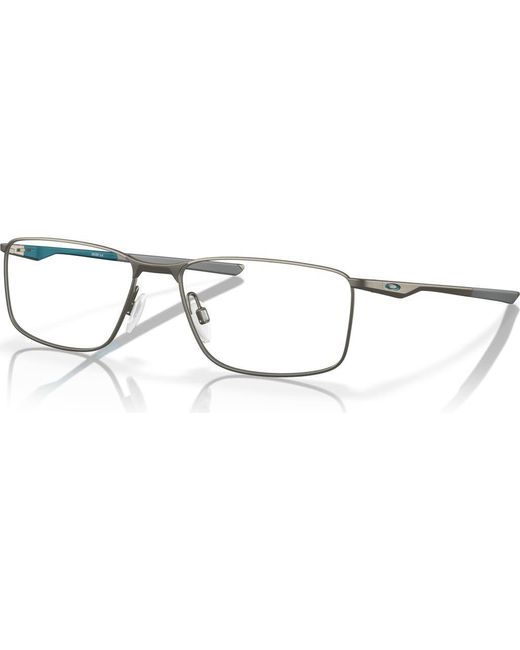 Oakley Metallic 53Mm Rectangle Optical Glasses for men