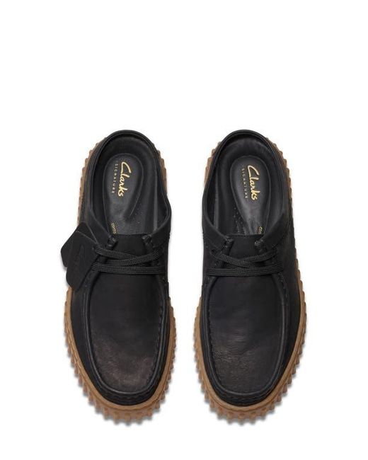 Clarks Black Torhill Mule