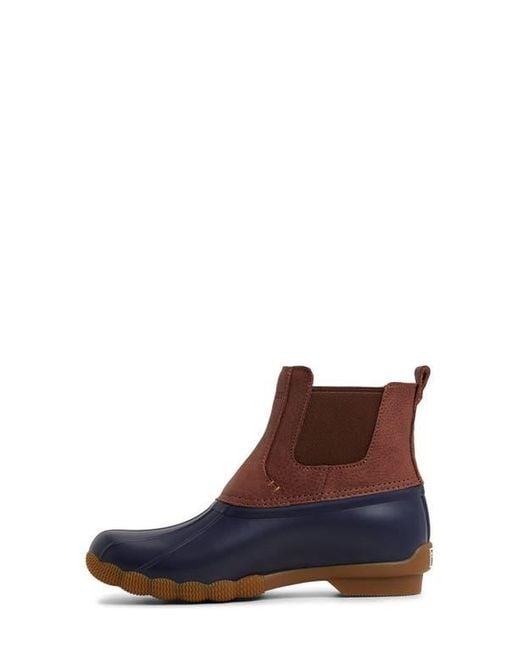 Sperry Top-Sider Blue Saltwater Waterproof Duck Chelsea Boot