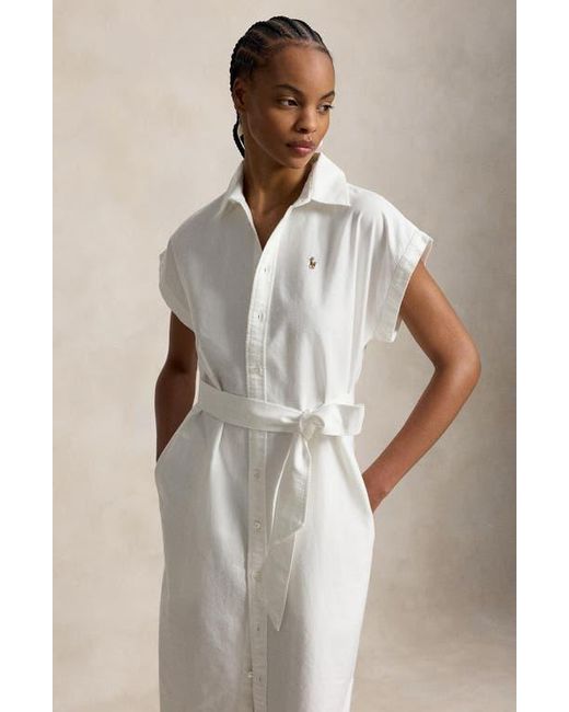 ralph lauren cotton oxford shirt dress Knit Oxford Shirtdress