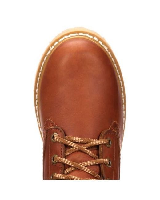 Georgia Boot Brown Slip Resistant Padded Wedge Work Boot for men