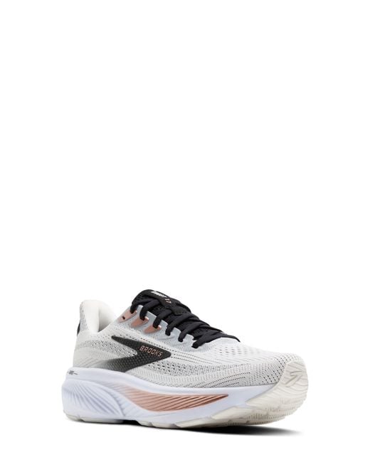 Brooks White Ghost 17 Running Shoe