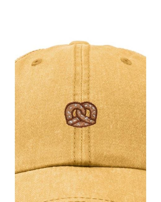 Alix White Pretzel Dad Cap