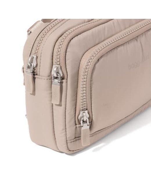 Baggallini Pink Trifecta Rfid Wallet Crossbody Bag
