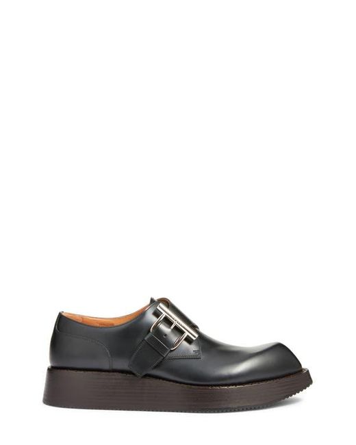 Alexander McQueen Black T-Bar Creeper Loafer for men