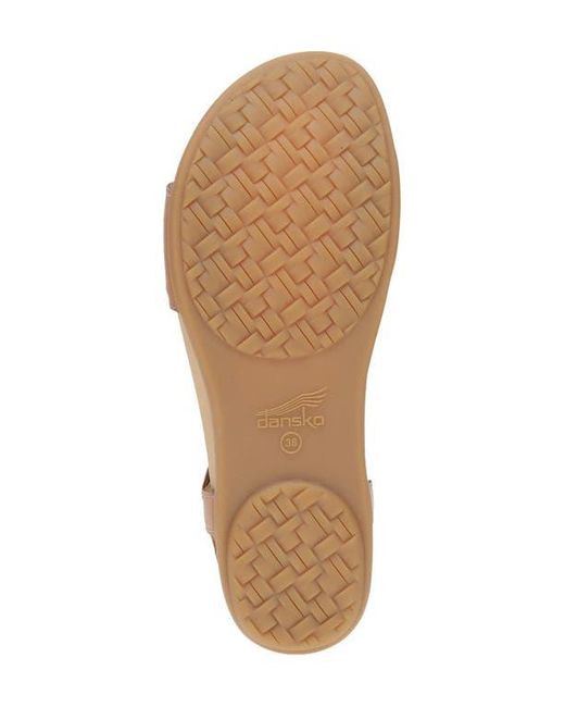 Dansko Brown Jodie Ankle Strap Sandal