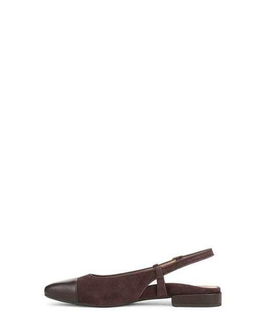 Vionic Brown Petaluma Slingback Flat