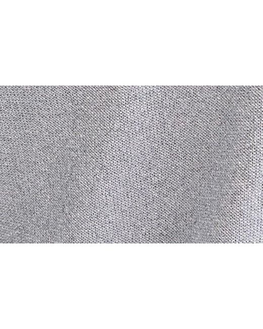 Missoni Gray Metallic Knit Belted Cardigan