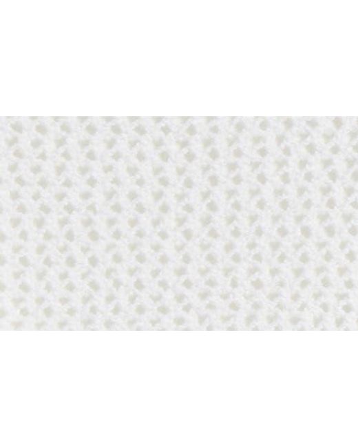PacSun Blue Madeline Open Stitch Tie Front Cotton Top