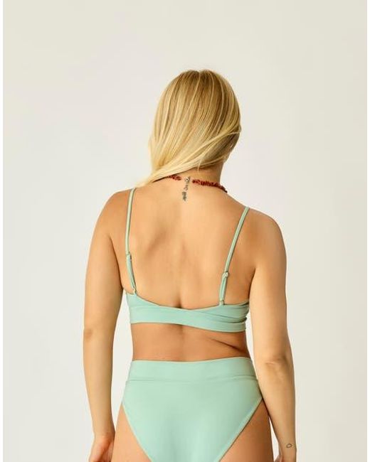 Carve Designs Blue Elba Top D-Dd Cup