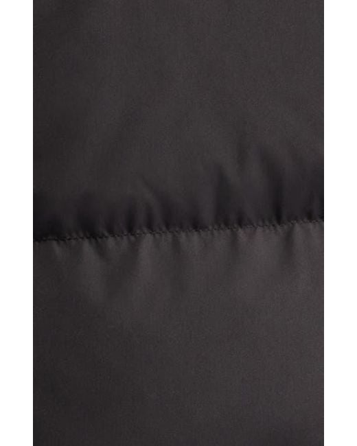 Ralph Lauren Black Crest Patch Down & Feather Fill Hooded Coat