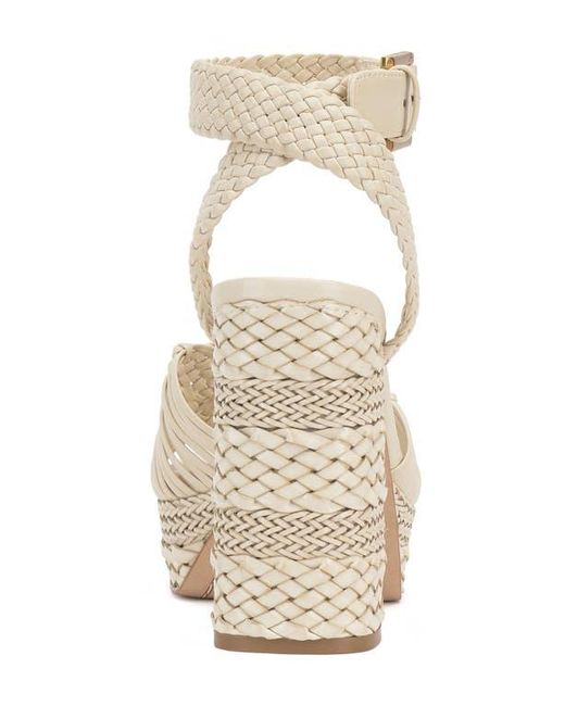Vince Camuto Natural Pessa Ankle Strap Platform Sandal