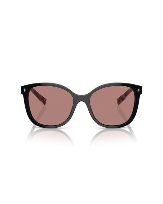 Prada Brown 53Mm Square Sunglasses for men