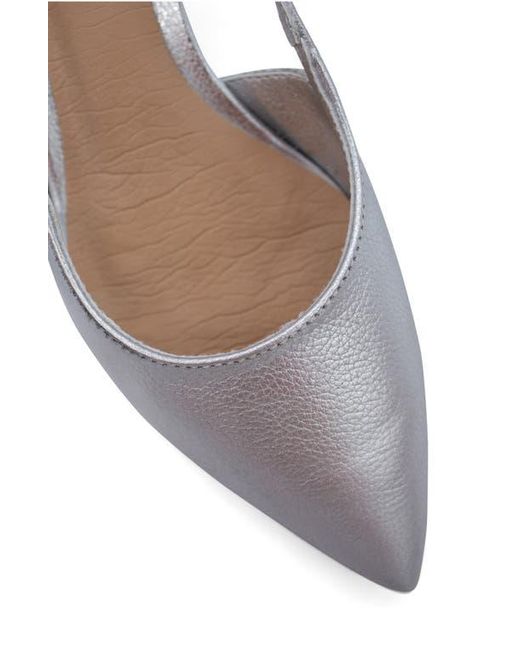 BOTTER Metallic Botolivia Legacy Pointed Toe Slingback Pump