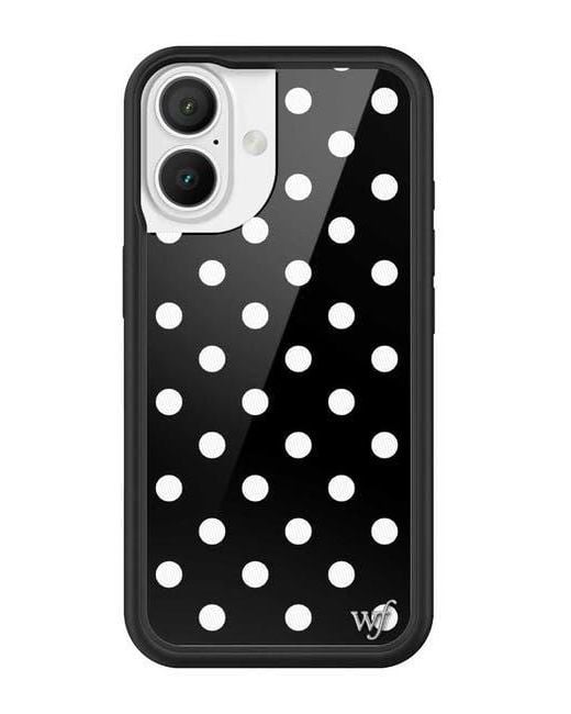 Wildflower Cases Black Polka Dot