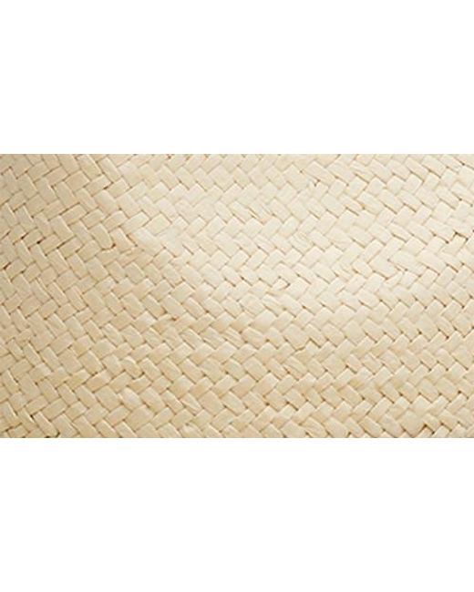 Rag & Bone Natural Cabochon Packable Straw Fedora