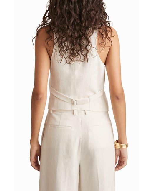 Reiss White Devon Vest