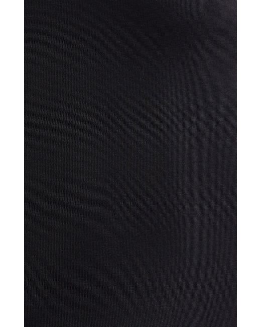 Alexander McQueen Black Scoop Neck Midi Sweater Dress
