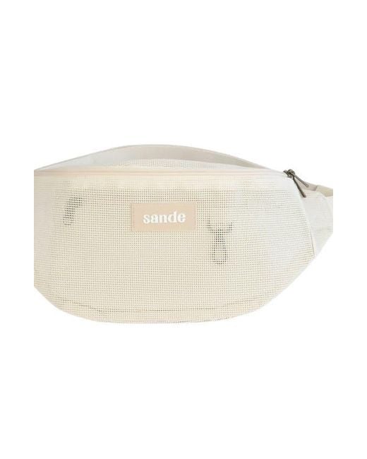 Sande White Essentials Crossbody Bag