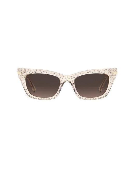 Stuart Weitzman Multicolor 52Mm Gradient Cat Eye Sunglasses
