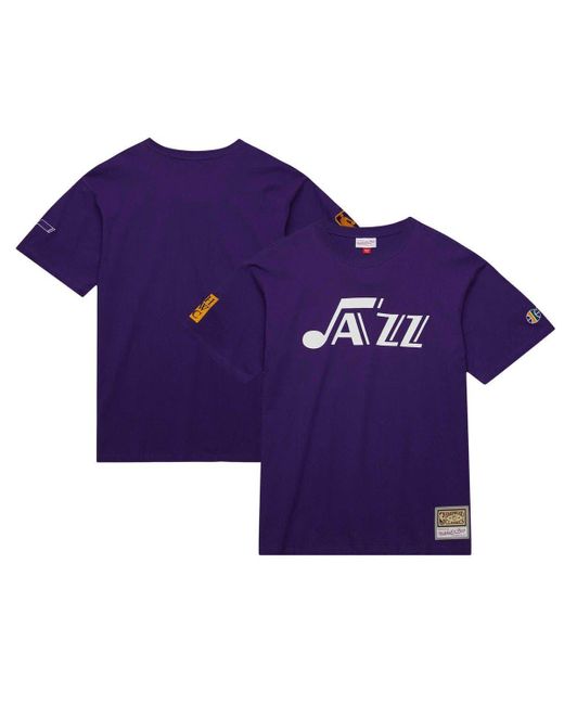 Mitchell & Ness Utah Jazz Hardwood Classics Nights Premium Tshirt At Nordstrom in Purple for