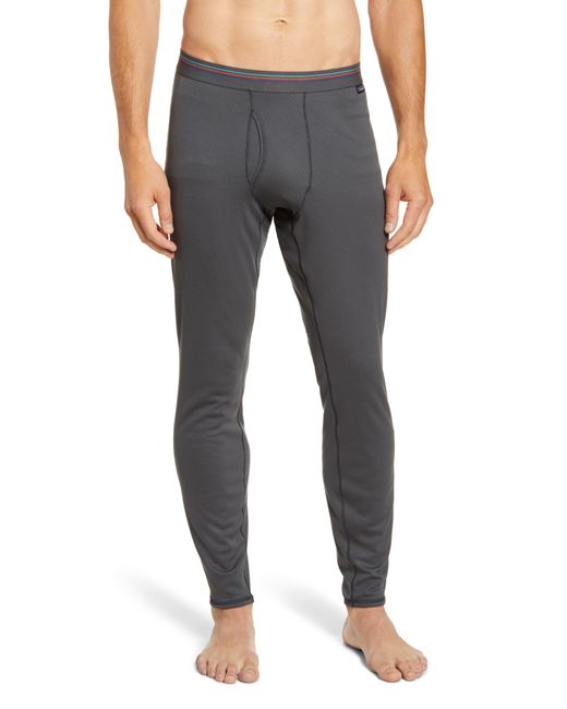 Patagonia Gray Capilene Midweight Base Layer Tights for men