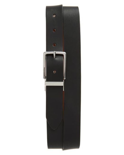 Rag & Bone Black Carter Reversible Leather Belt for men
