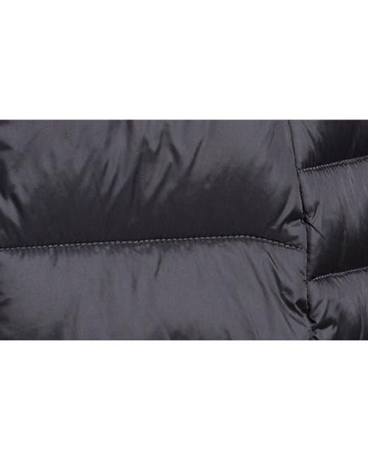 Save The Duck Black Caroline Water Repellent Satin Puffer Jacket