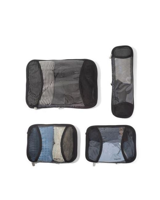 Baggallini Gray Compression Packing Cube 4 Piece Set