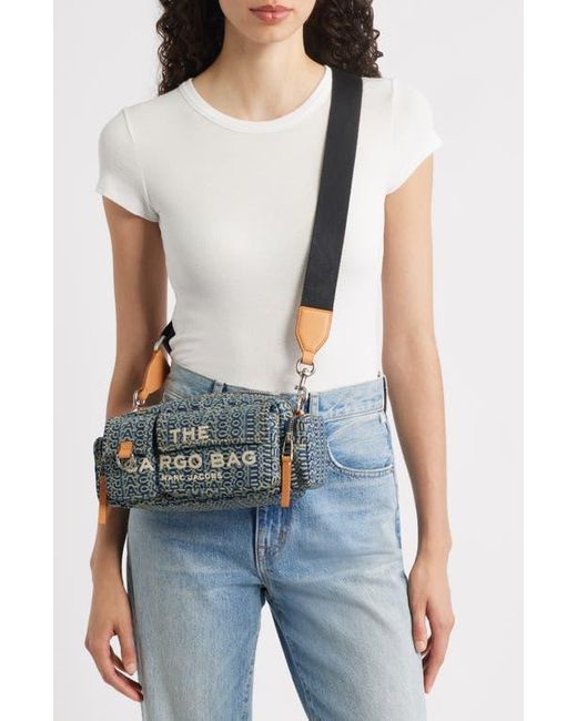 Marc Jacobs Multicolor The Cargo Monogram Denim Shoulder Bag