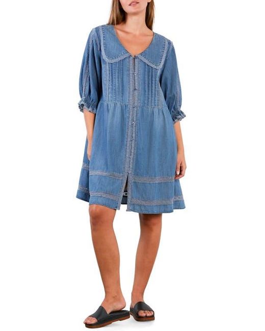 BILLY T Blue Perfect Brunch Shift Dress