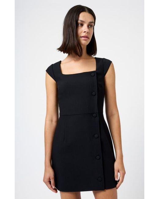 french connection azra contrast mini dress French Connection Women's Azra Twill Contrast Mini Dress