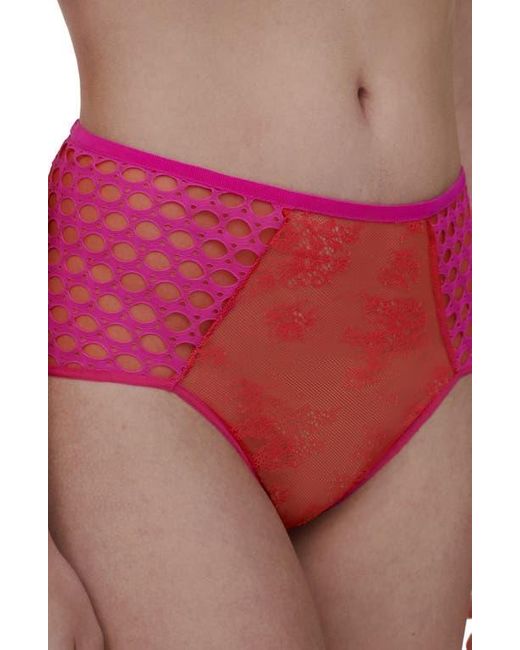 Chantelle Pulp Red High Waist Briefs