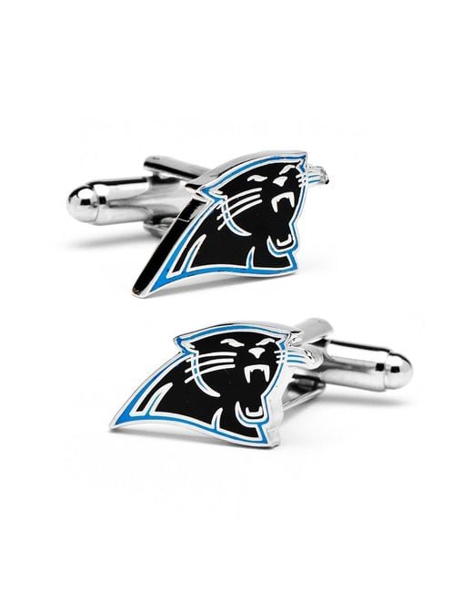 Cufflinks Inc. White Carolina Panthers Cuff Links for men