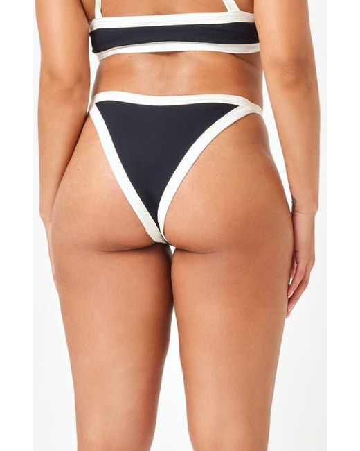 LSPACE Blue Mackenzie Bitsy Bikini Bottoms