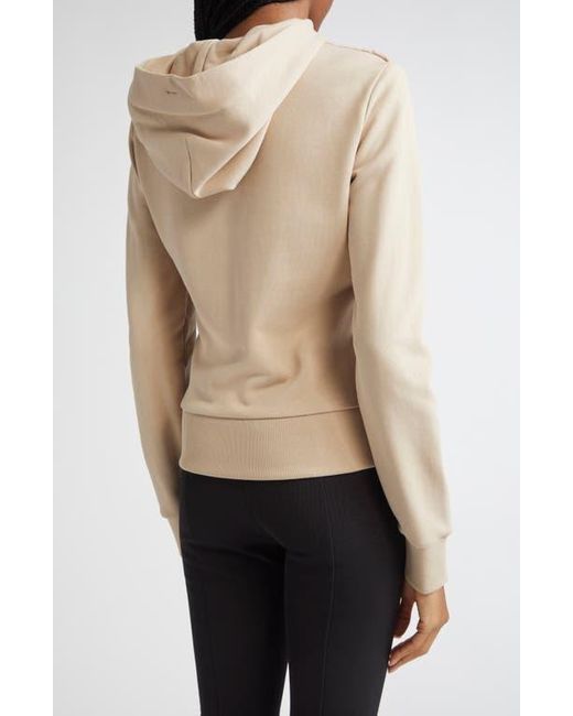 Moncler Natural Mixed Media Down Jacket