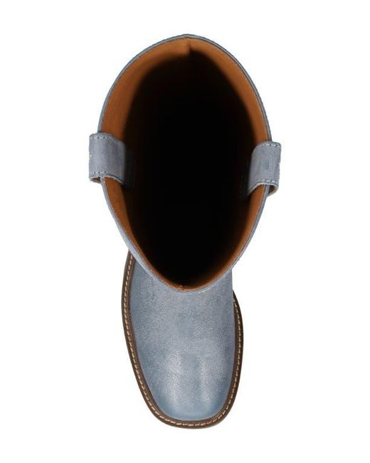 Frye Blue Kate Block Heel Boot