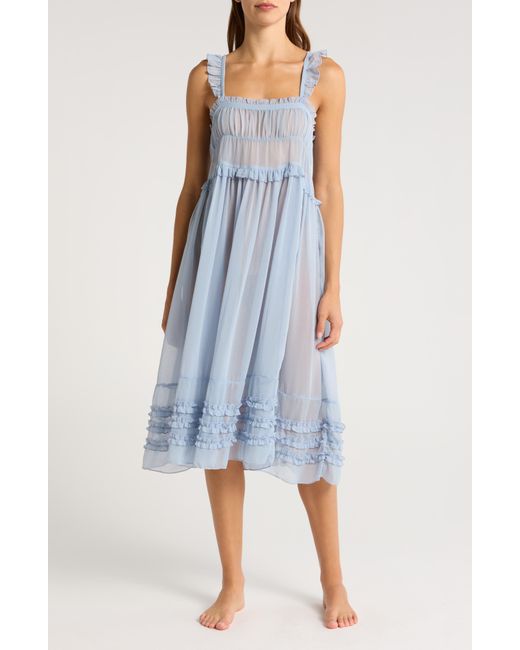 Free People Blue Moon Phase Midi Nightgown