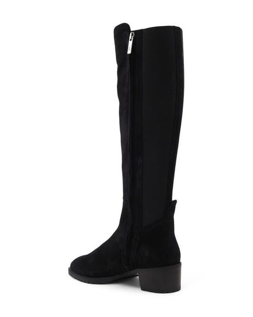 Aquatalia Black Rhegan Weatherproof Knee High Boot