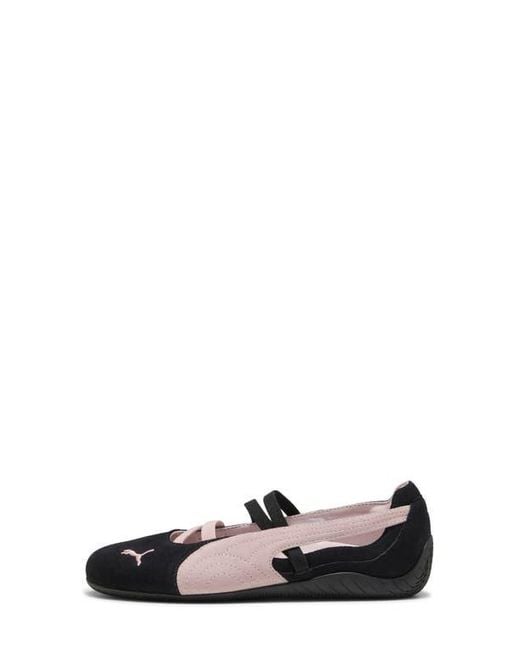 PUMA White Speedcat Ballet Sneaker