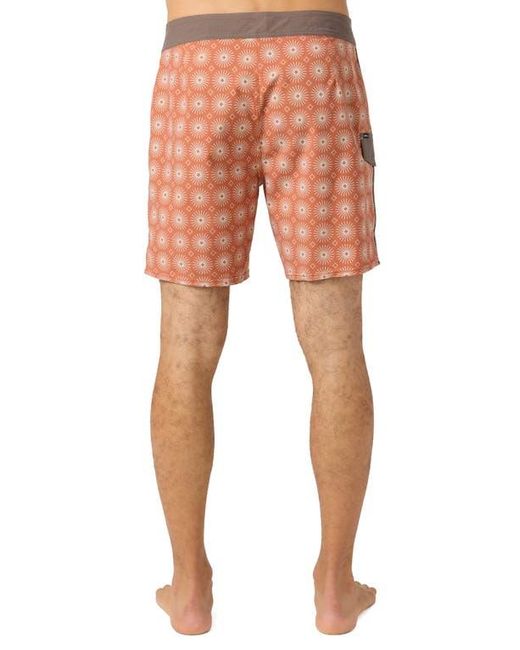 O'neill Sportswear Orange Line-Up 17 Board Shorts for men