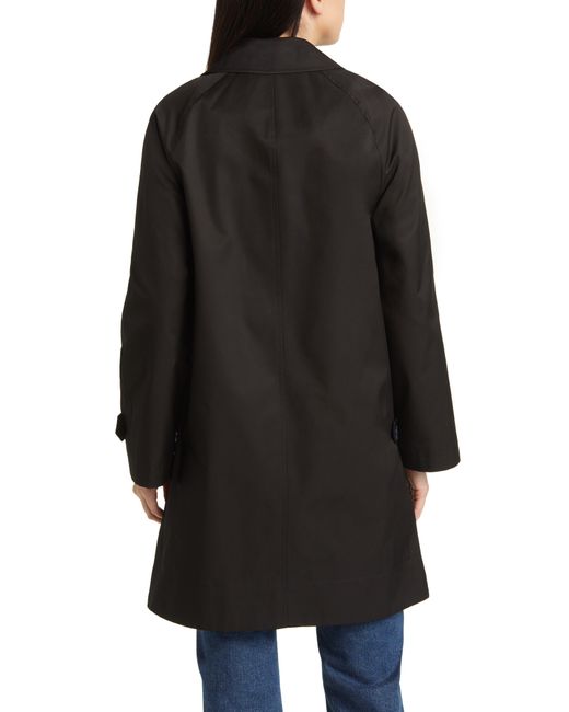 Sam Edelman Black Mac Single Breasted Coat