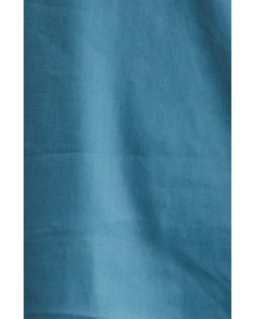 Nordstrom Blue Sleeveless Linen Blend Dress