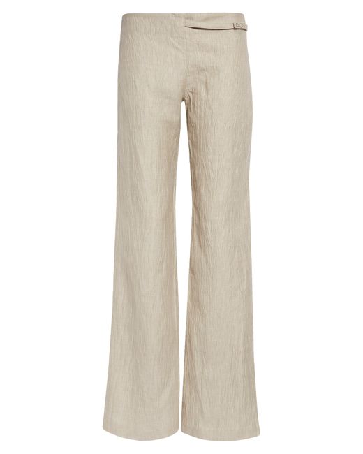Paloma Wool Natural Nicos Linen Blend Trousers