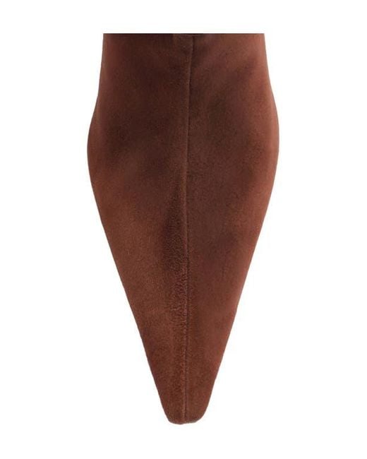 SCHUTZ SHOES Brown Rudy Stiletto Boot