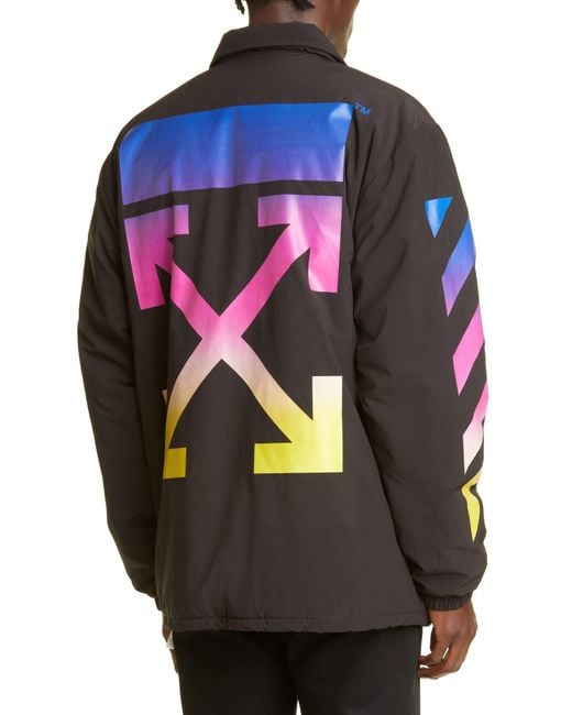 Off white hotsell gradient jacket