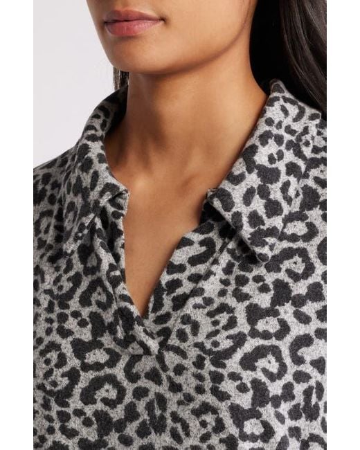 Loveappella Black Johnny Collar Pullover