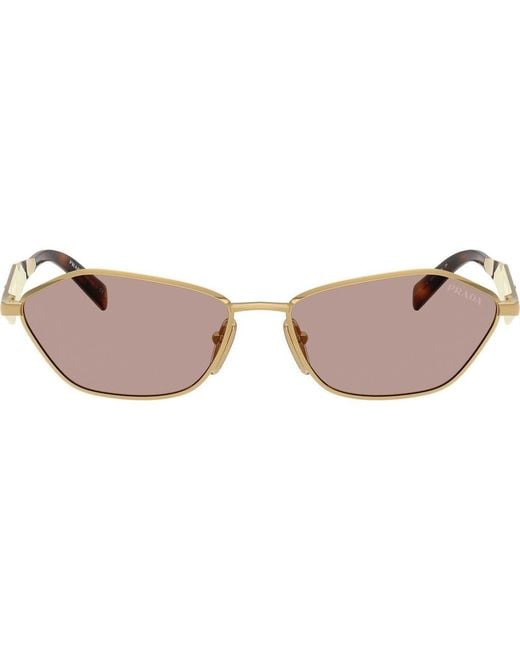 Prada Pink 57Mm Irregular Sunglasses