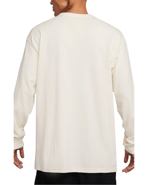 Nike White Max90 Long Sleeve Graphic T-shirt for men
